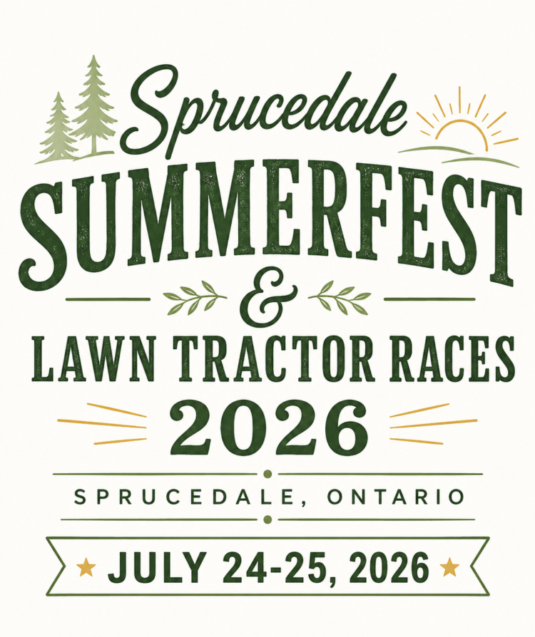 Sprucedale SummerFest & Lawn Tractor Races 2026 -  Sprucedale, Ontario